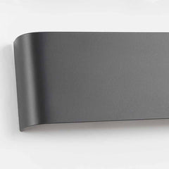 Wall Bedside Lamp Spotlight Linear Rectangle Black Detail