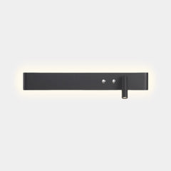 Wall Bedside Lamp Spotlight Linear Rectangle Black