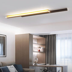 Wall Lamp 2 Light Bar Linear Black Study