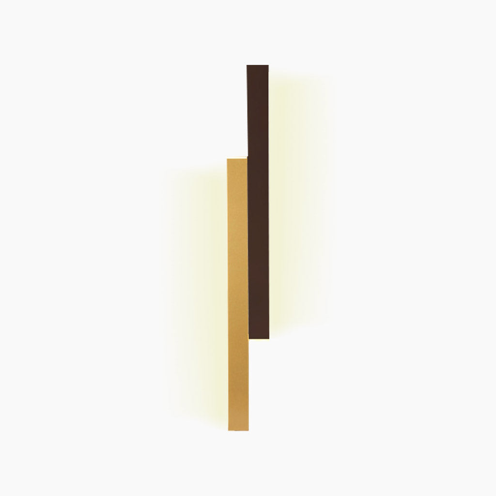 Wall Lamp 2 Light Bar Linear Black