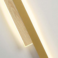 Wall Lamp 2 Light Bar Linear Log Color Shade