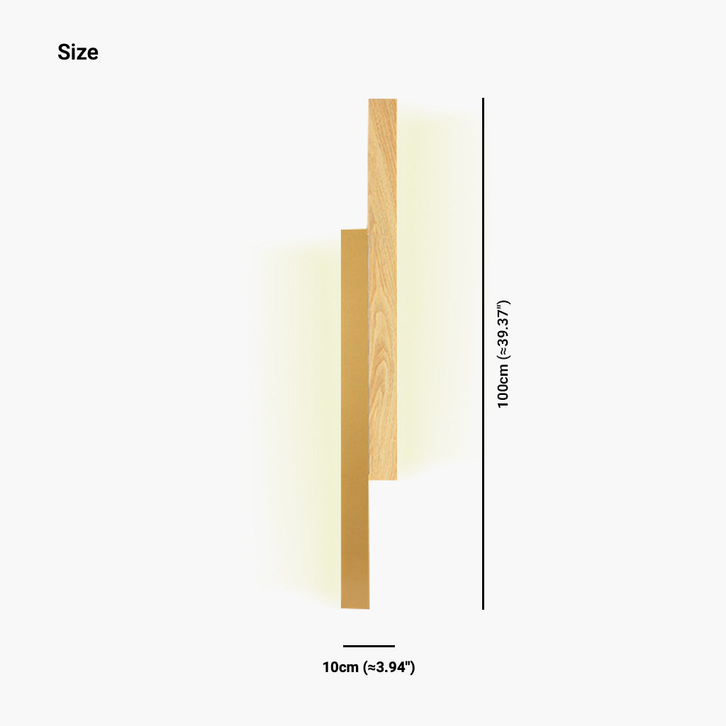 Wall Lamp 2 Light Bar Linear Log Color Size
