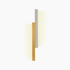 Wall Lamp 2 Light Bar Linear White