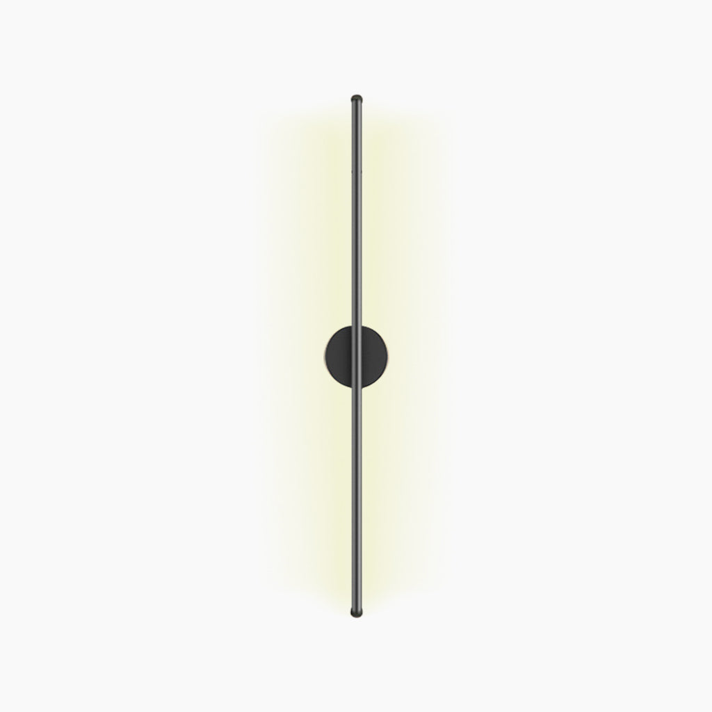Wall Lamp Aluminum Linear Black