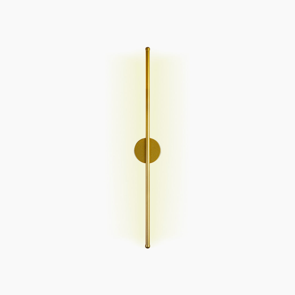 Wall Lamp Aluminum Linear Gold