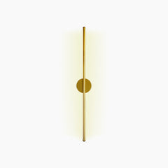 Wall Lamp Aluminum Linear Gold