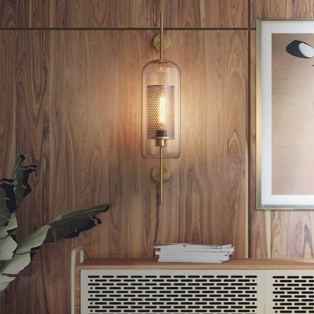 Wall Lamp Cylinder Corner