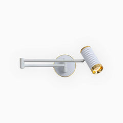 Wall Lamp LED Spotlight with Adjustable Swing Arm Gold