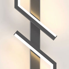 Wall Lamp Linear Dimmable LED Black Detail