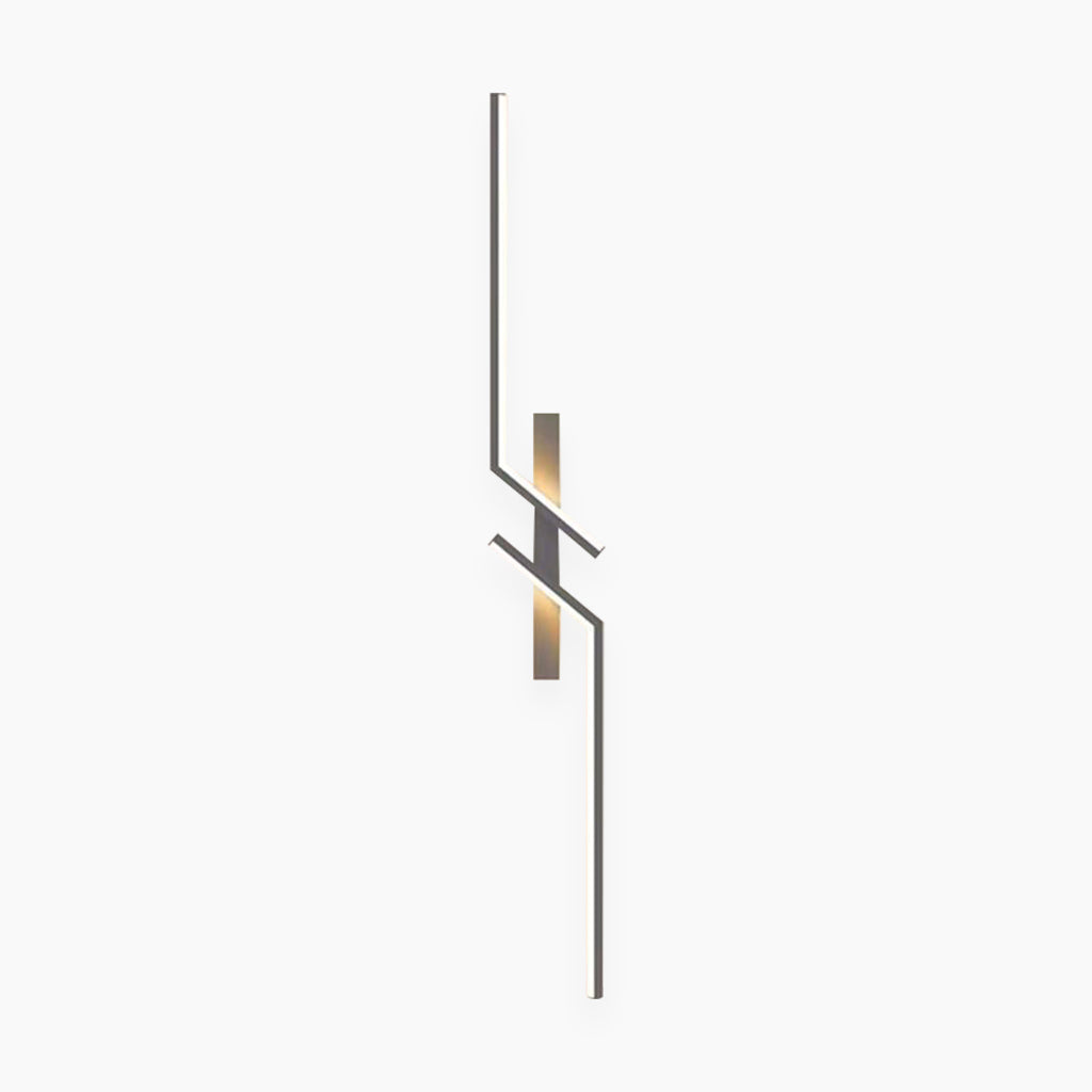 Wall Lamp Linear Dimmable LED Black