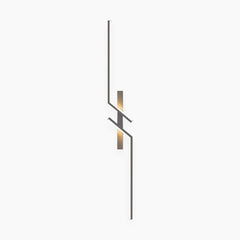 Wall Lamp Linear Dimmable LED Black