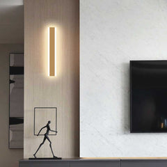 Wall Lamp Linear Indoor LED Light Gold Living Room