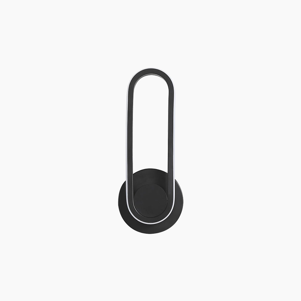 Wall Lamp Rotating Aluminum Black