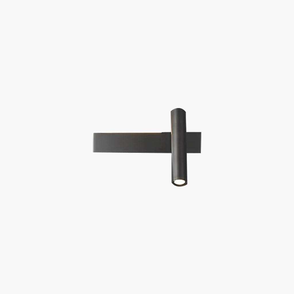 Wall Lamp Spotlight Linear Right Black