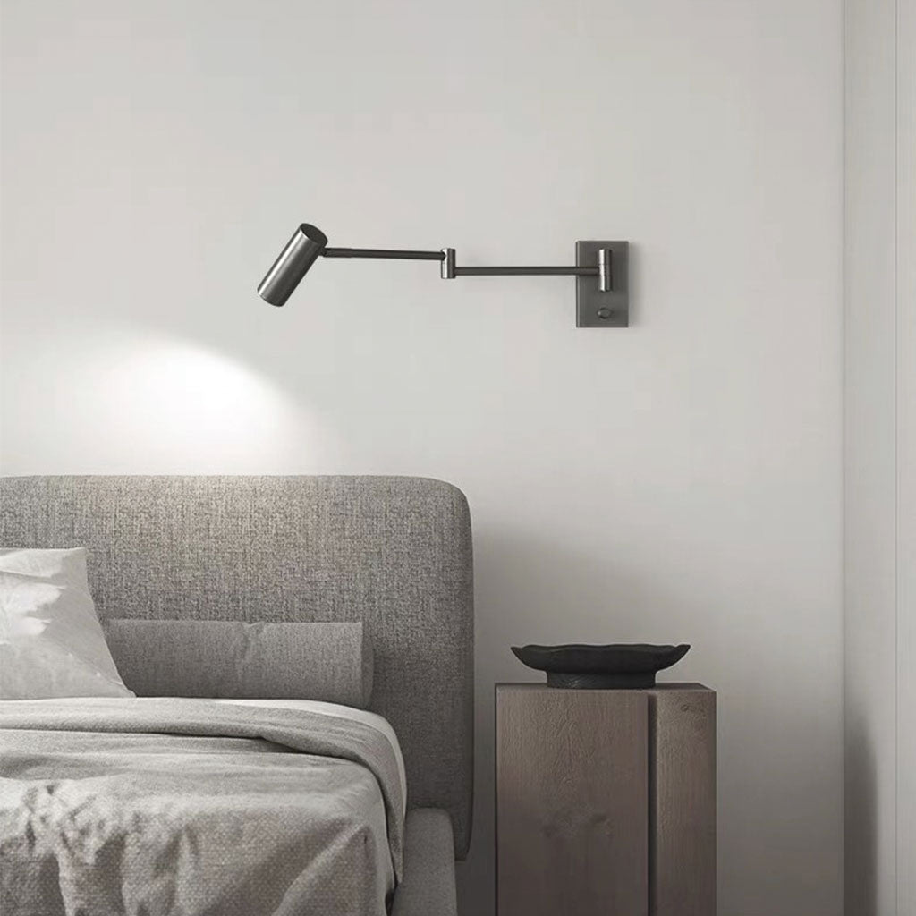 Modern Swing Arm Wall Lamp Spotlight with Switch VAXLAMP