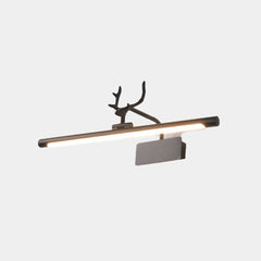 Applique Murale Lampe de vanité Moderne Antler Rotatif LED, Noir / Or