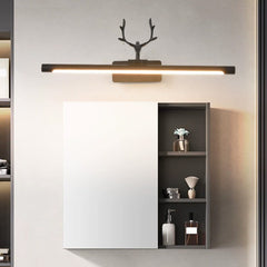 Applique Murale Lampe de vanité Moderne Antler Rotatif LED, Noir / Or
