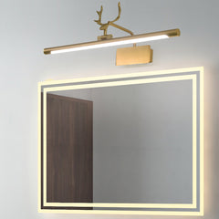 Applique Murale Lampe de vanité Moderne Antler Rotatif LED, Noir / Or