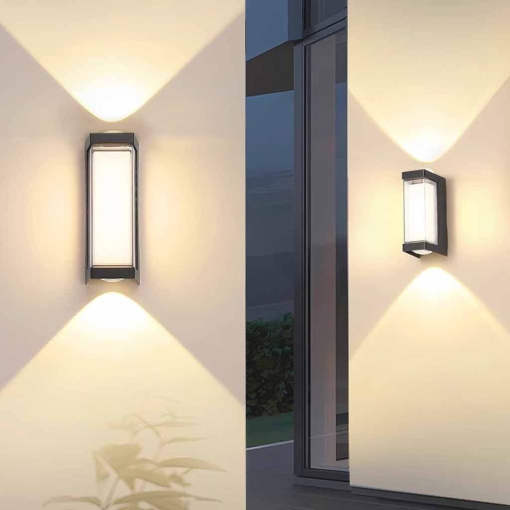 Rectangular Cuboid Led Cylinder / Cuboid Waterproof LED Outdoor Wall Lamp | VAXLAMP