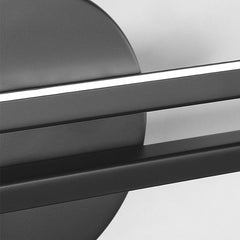 Wall Lamp with 2 Light Bars Black Base