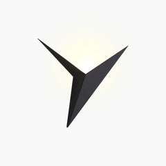 Wall Light Geometric Triangle Black