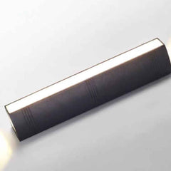 Aplique de pared LED para exterior, impermeable, IP65, color negro