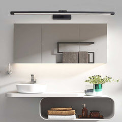   Wall Light Linear Aluminum Black Vanity
