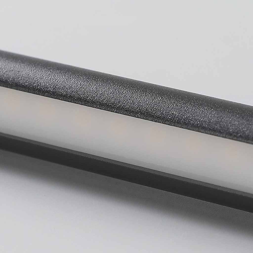 Wall Light Minimalist Linear LED Black Lampshade