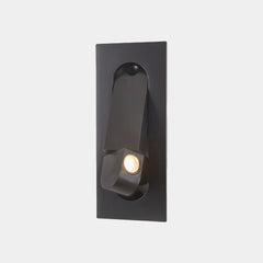 Wall Light Minimalist Recessed Adjustable LED Black
