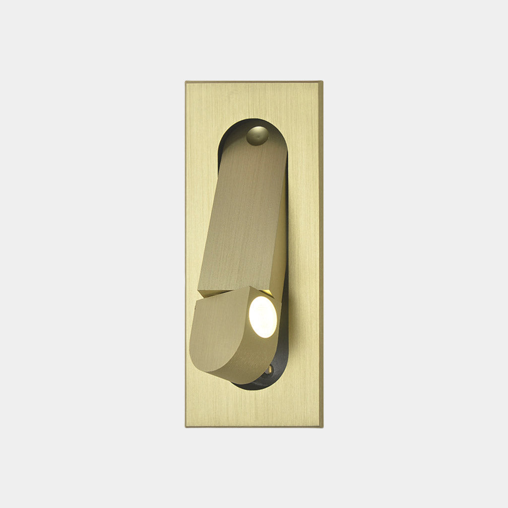 Wall Light Minimalist Recessed Adjustable LED Bronze