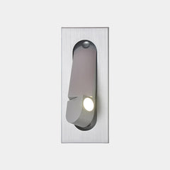 Wall Light Minimalist Recessed Adjustable LED Silver
