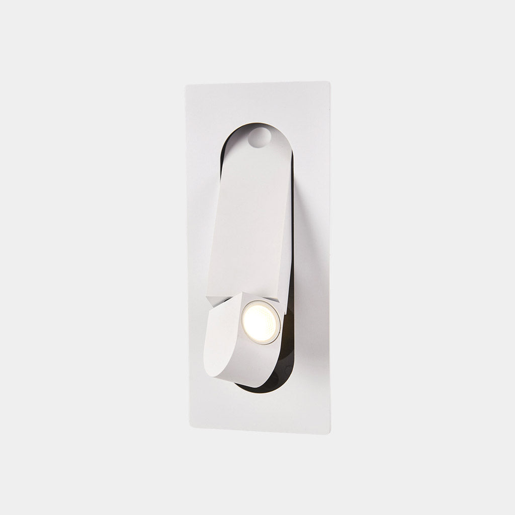 Wall Light Minimalist Recessed Adjustable LED White