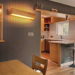 Wall Light Sconce Rectangle LED Linear Log Color Dining Room