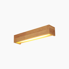 Wall Light Sconce Rectangle LED Linear Log Color