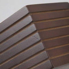 Wall Light Sconce Rectangle LED Linear Walnut Color Shade
