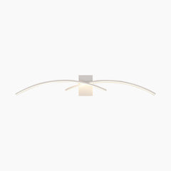 Wall Light Unique Wavy Linear White