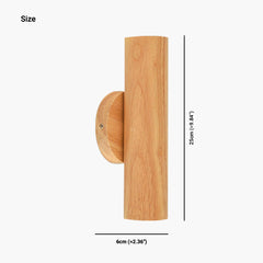 Wall Mounted Lamp Tube Double Headed Log Color Size