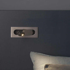 Wall Mounted Light Bed Lamp Minimalist Recessed Adjustable Bedroom