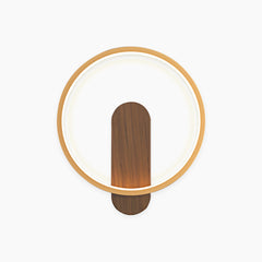 Wall Mounted Sconce Light LED Walnut Color