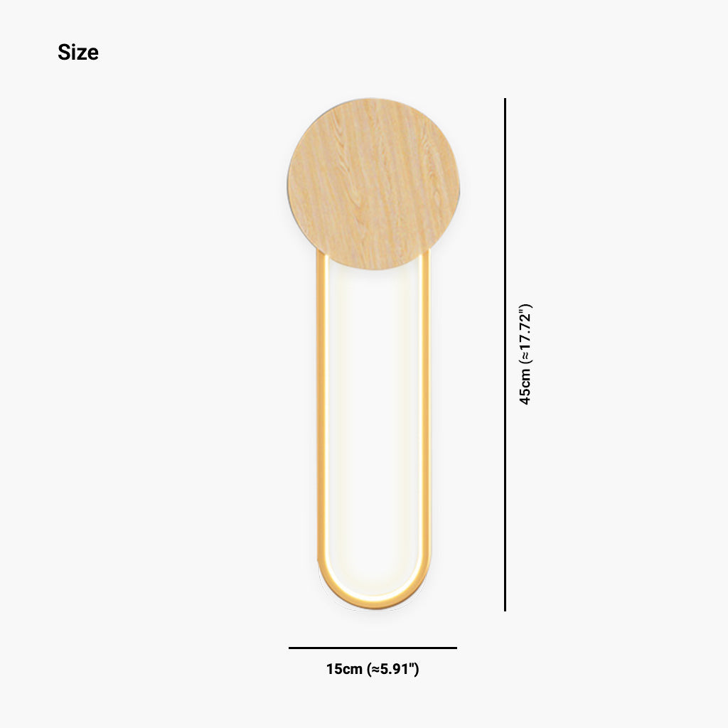 Wall Mounted Sconce Light Log Color Size
