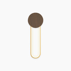 Wall Mounted Sconce Light Walnut Color