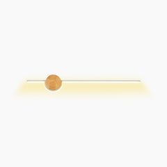 Wall Sconce Cream LED Linear Wood Log Color
