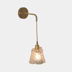 Wall Sconce Decorative Carved Glass