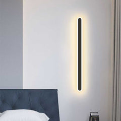 Luce con applique a parete Elegante ferro LED lineare e acrilico, 3 colori