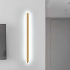Luce con applique a parete Elegante ferro LED lineare e acrilico, 3 colori