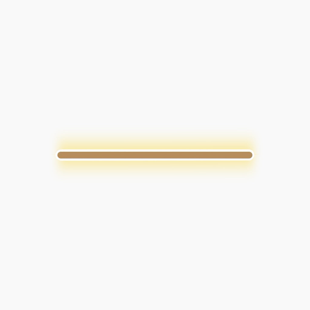 Luce con applique a parete Elegante ferro LED lineare e acrilico, 3 colori