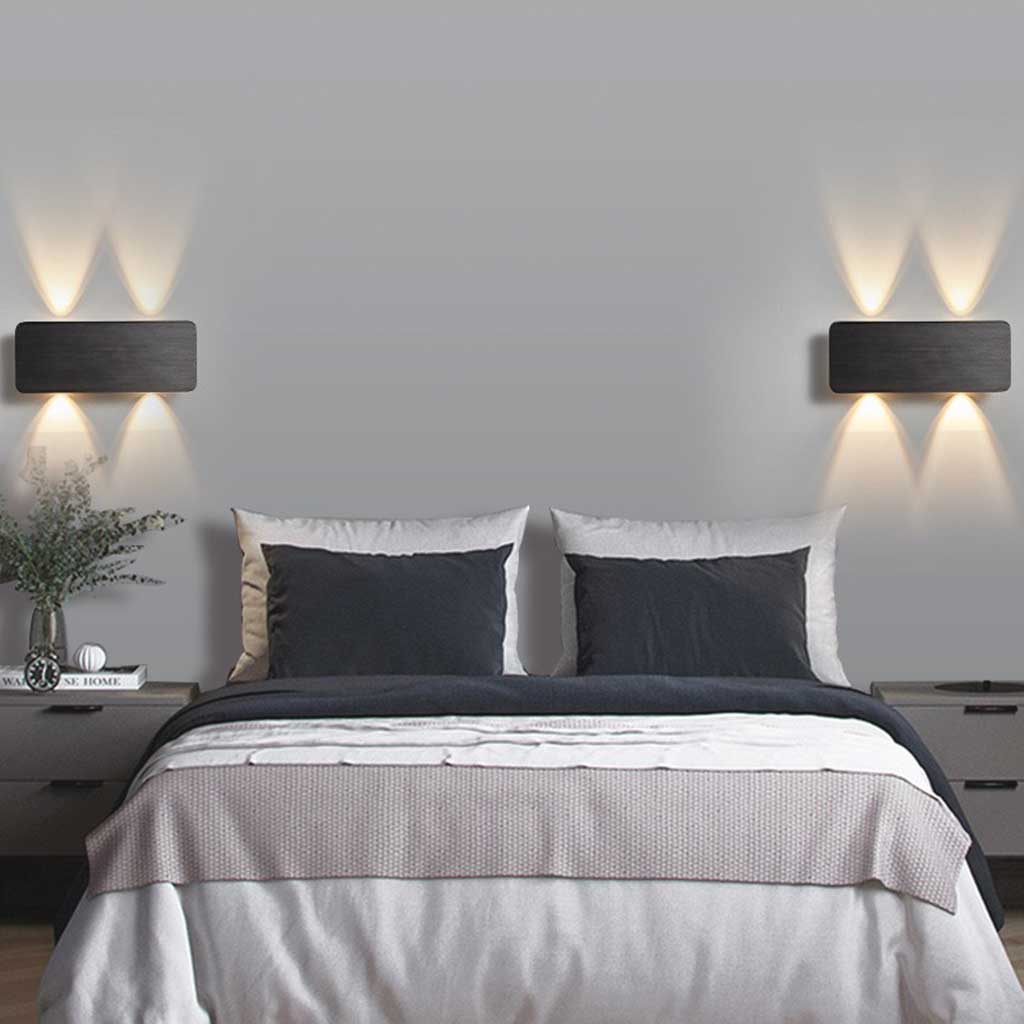 Rectangular Led Wall Sconce Minimalist Rectangle Aluminum LED Wall Sconce Light | VAXLAMP