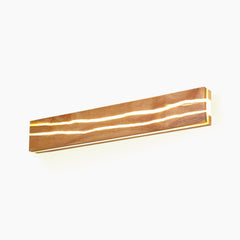 Wall Sconce LED Wooden Log Color