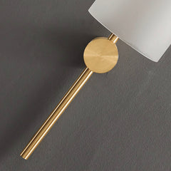 Wall Sconce Lamp Modern Glass Tube Detail