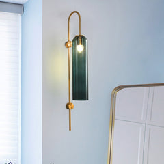 Wall Sconce Lamp Modern Glass Tube Room